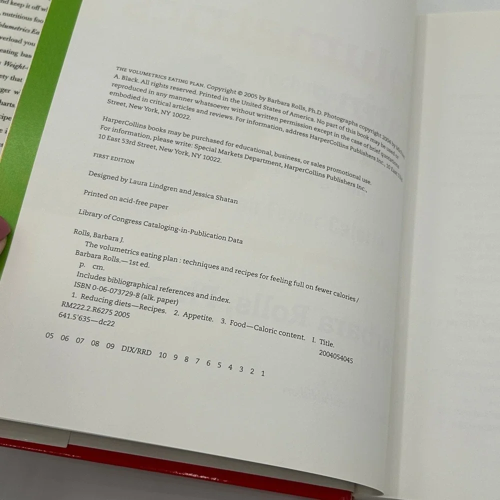Harpercollins volumetrics eating